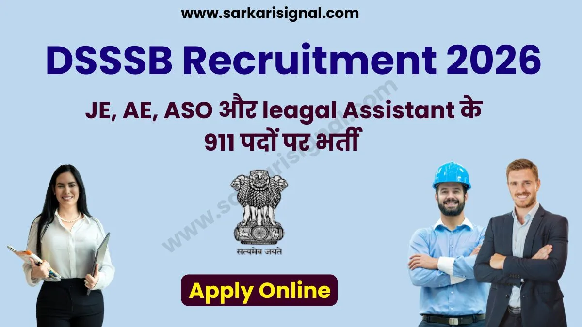DSSSB Recruitment 2026