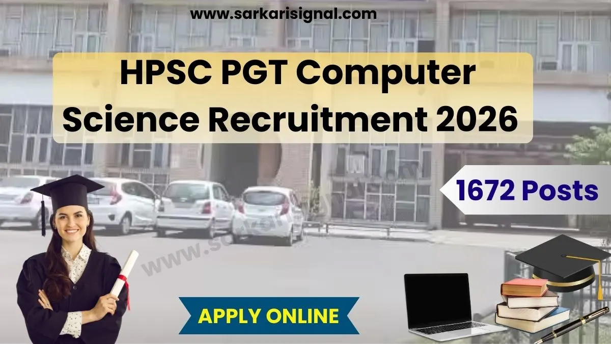 HPSC PGT Computer Science Recruitment 2026