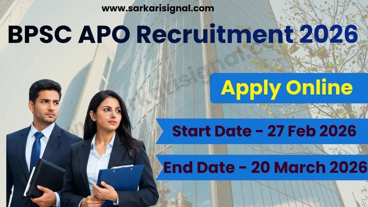 BPSC APO Recruitment 2026