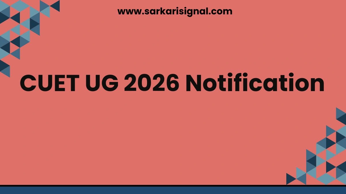 CUET UG 2026 Notification