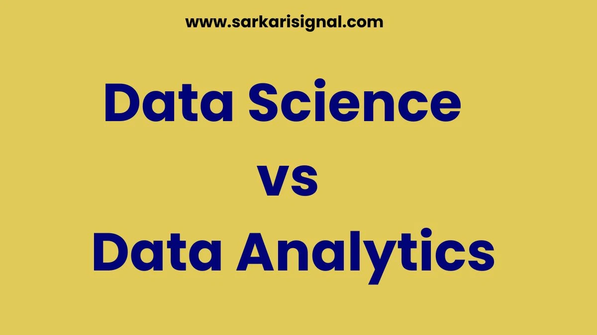 Data Science vs. Data Analytics
