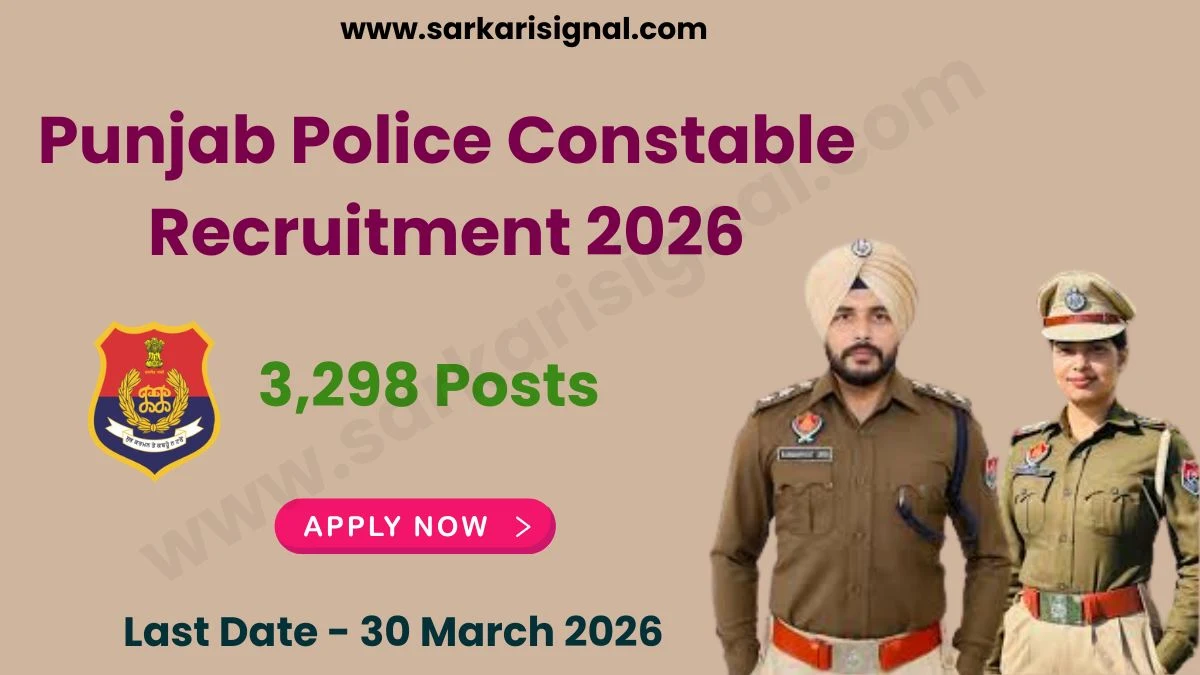 Punjab Police Constable Recruitment 2026