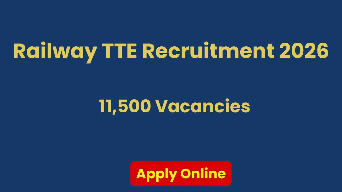 Railway TTE Recruitment 2026