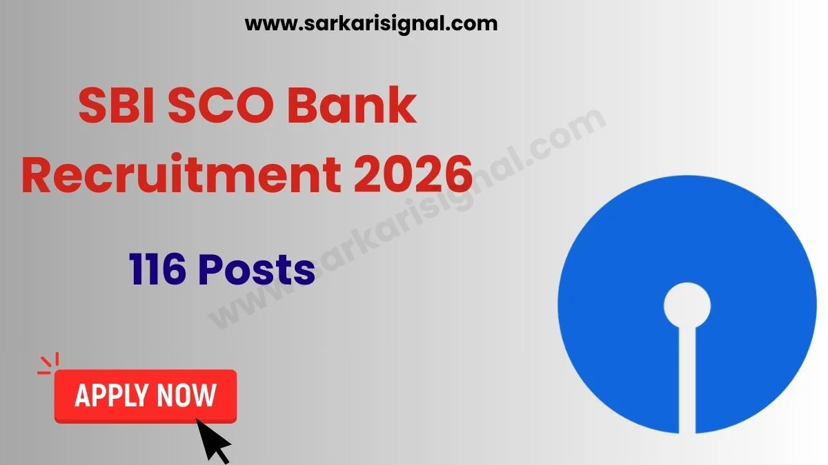 SBI SCO Recruitment 2026