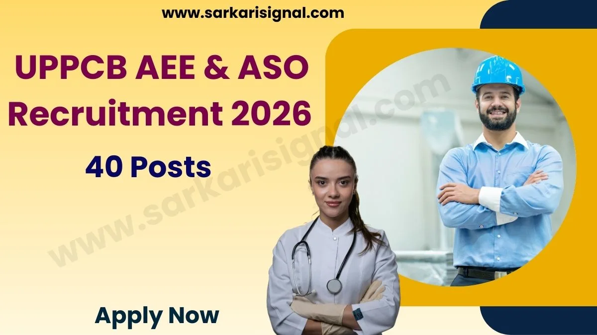 UPPCB AEE & ASO Recruitment 2026