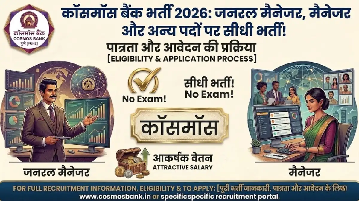 Cosmos Bank Recruitment 2026