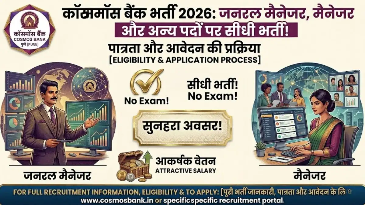 Cosmos Bank Recruitment 2026