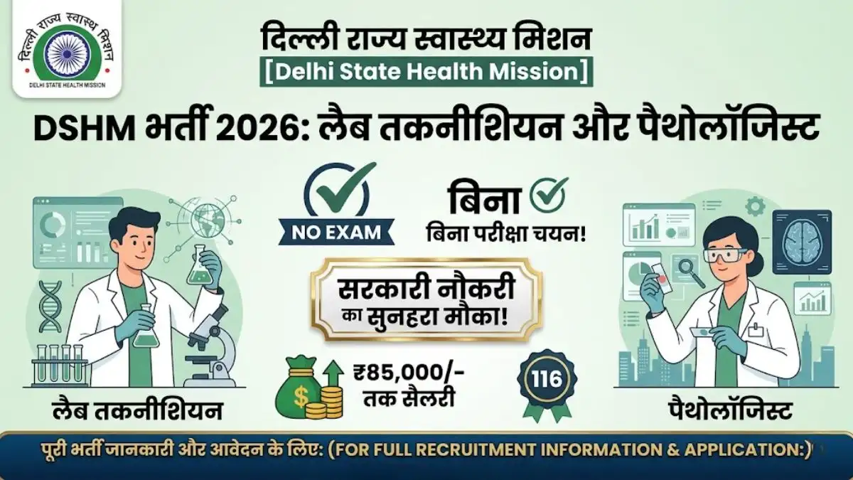 DSHM Recruitment 2026