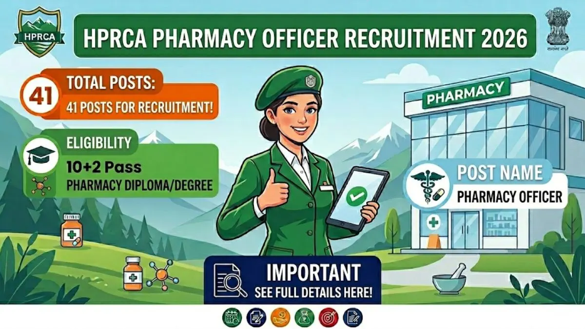 HPRCA Pharmacist Recruitment 2026