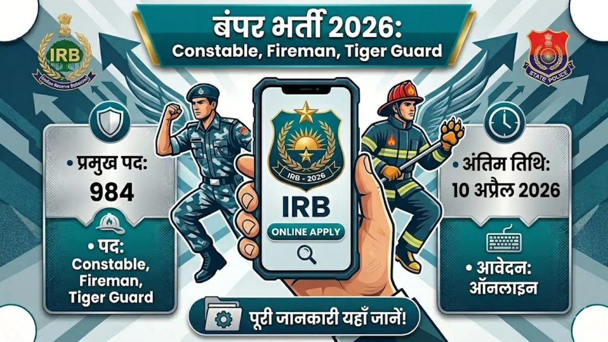 IRB GD Constable Recruitment 2026
