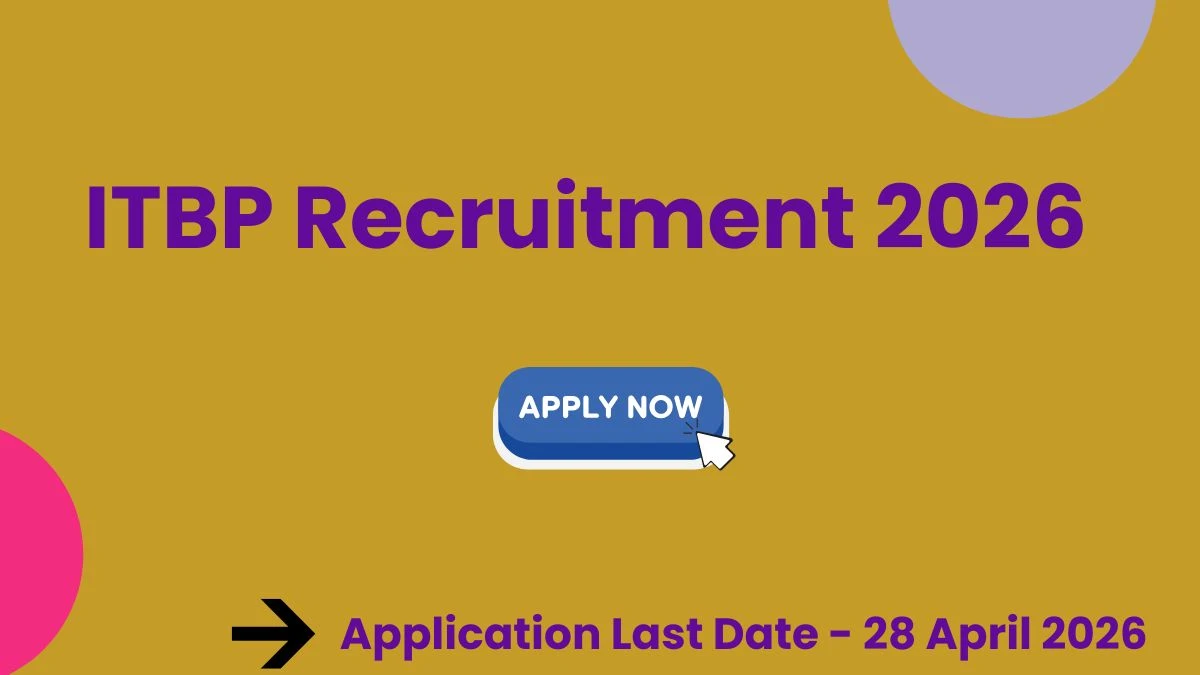 ITBP Recruitment 2026