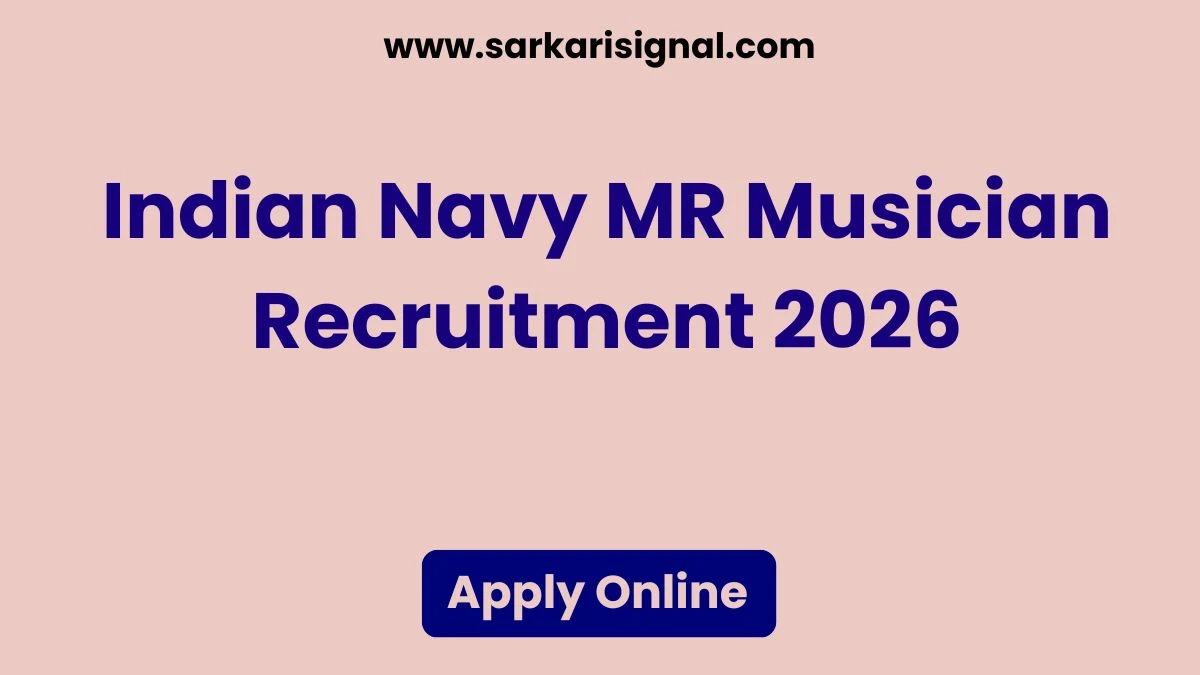 Indian Navy MR Musician Recruitment 2026