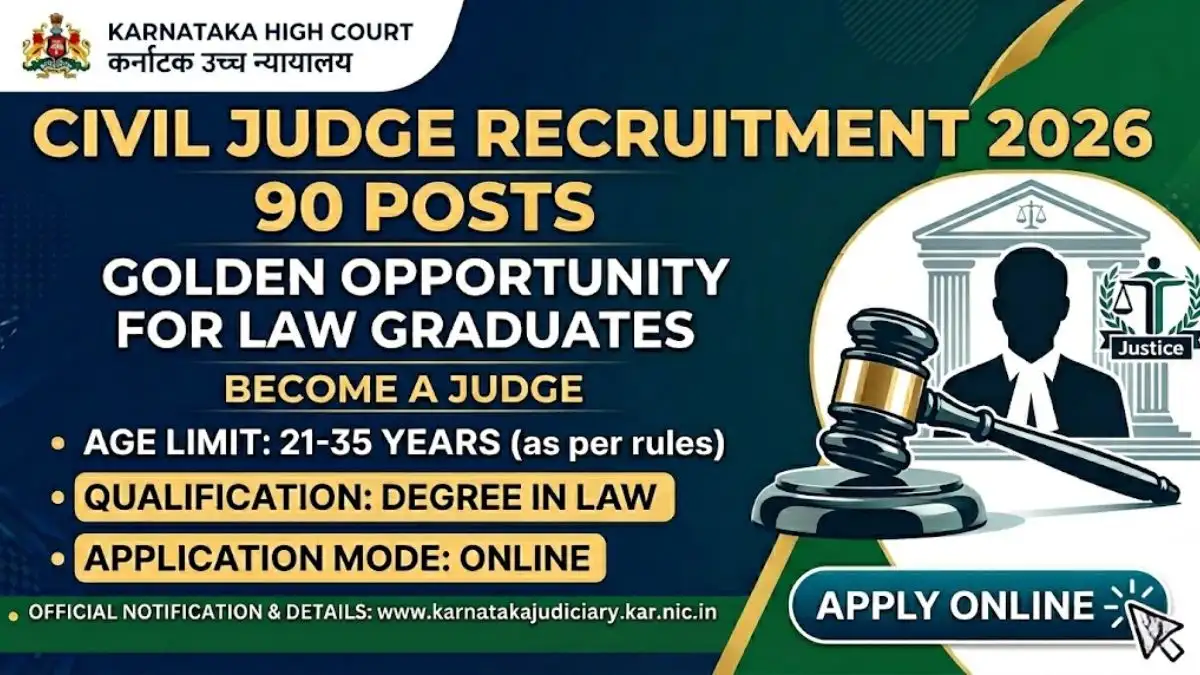 Karnataka High Court Civil Judge Recruitment 2026