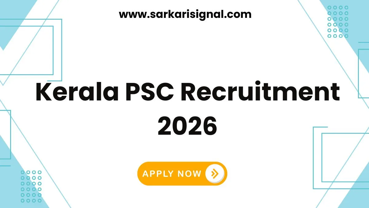 Kerala PSC Recruitment 2026