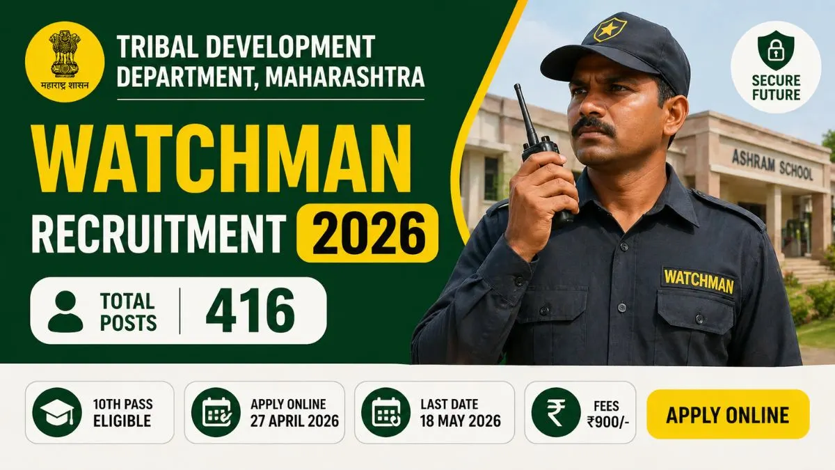 Tribal Development Department Maharashtra Recruitment 2026