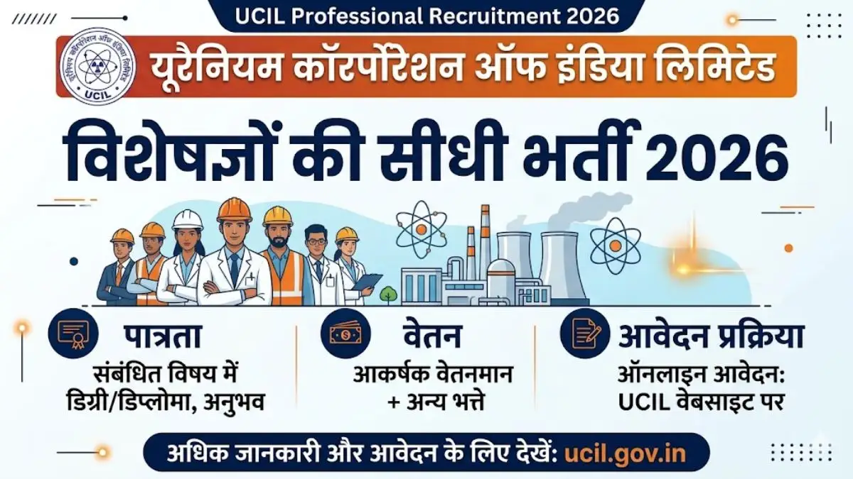 UCIL Professionals Recruitment 2026
