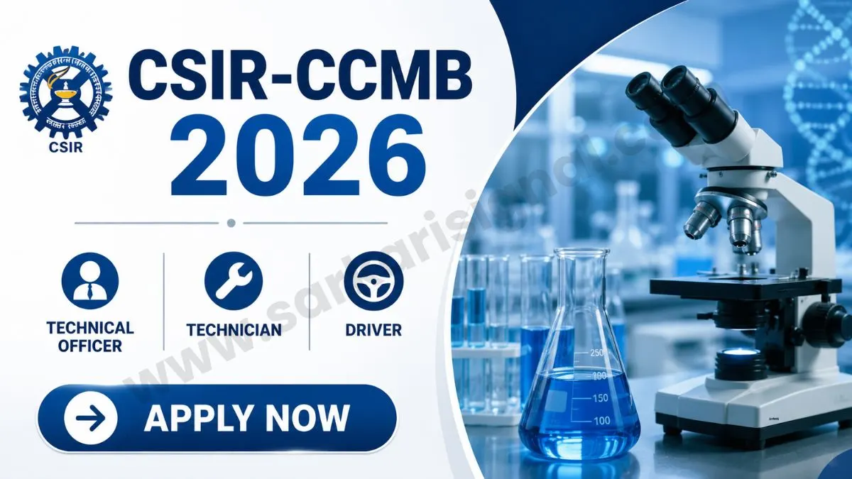 CSIR-CCMB Recruitment 2026