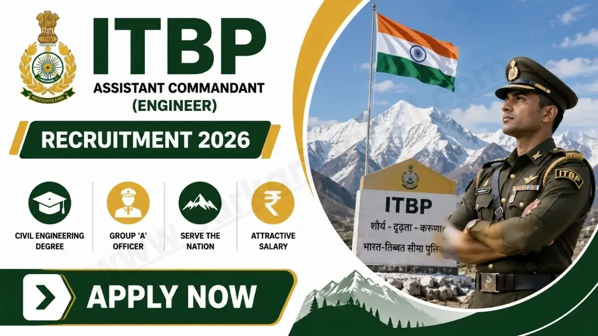 ITBP Assistant Commandant (Engineer) Recruitment 2026 (1)