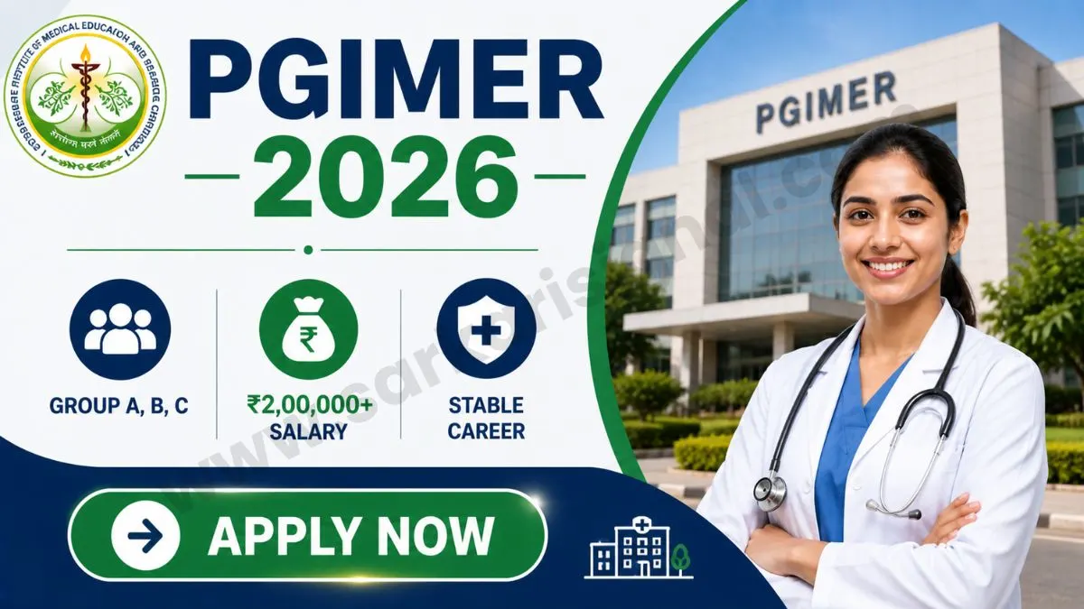 PGIMER Recruitment 2026