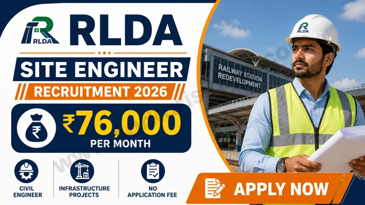 RLDA Site Engineer Recruitment 2026