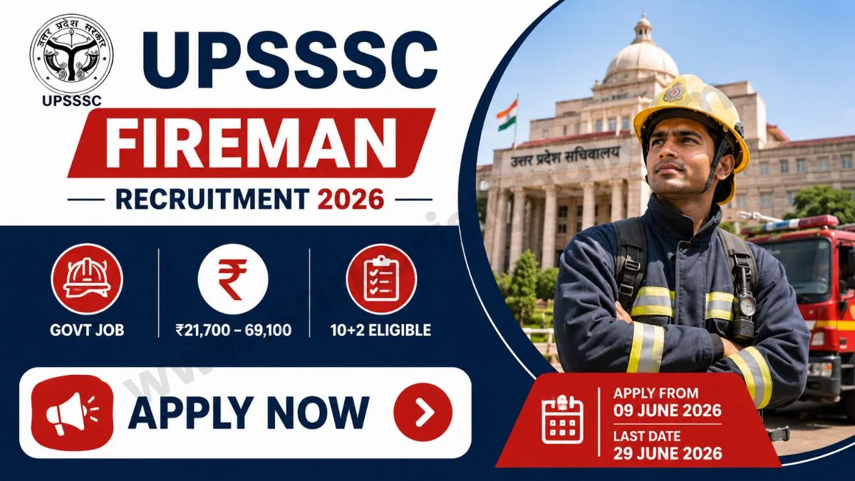 UPSSSC Fireman Recruitment 2026