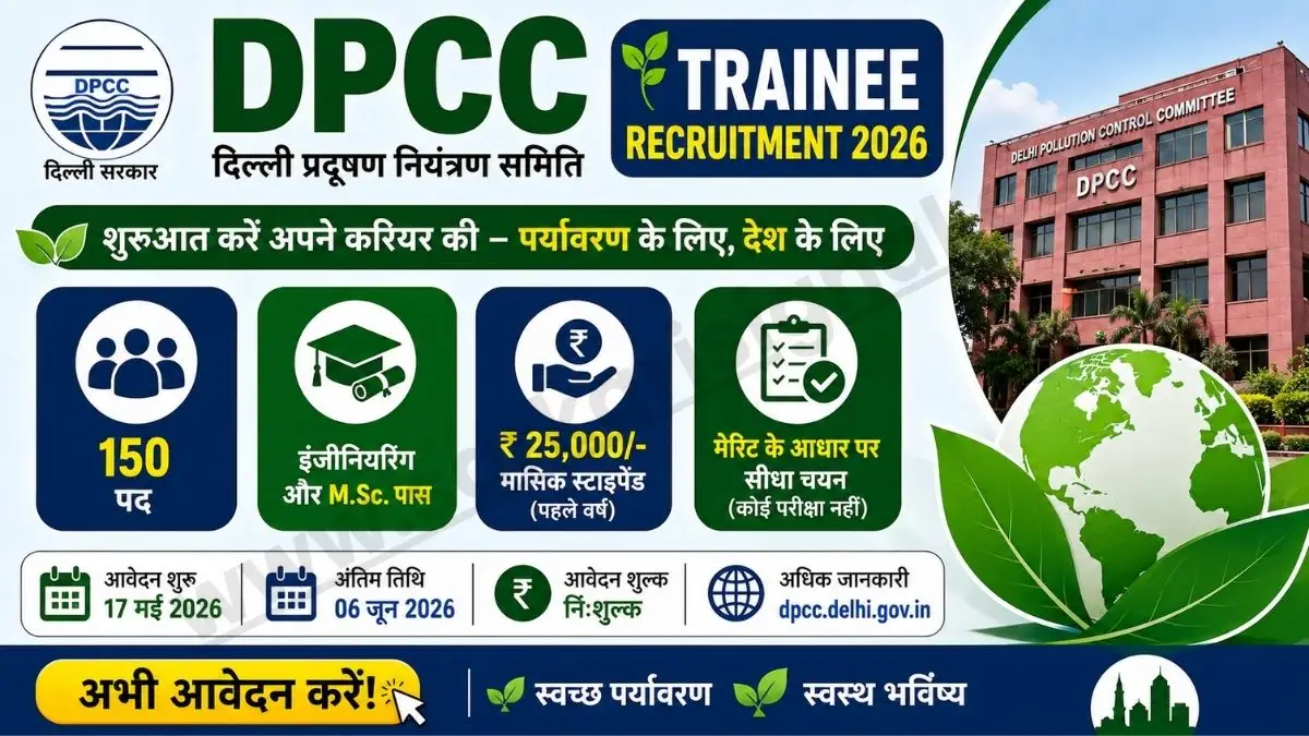 DPCC Trainee Recruitment 2026