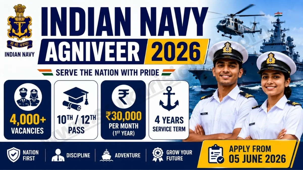 Indian Navy Agniveer SSR MR Recruitment 2026