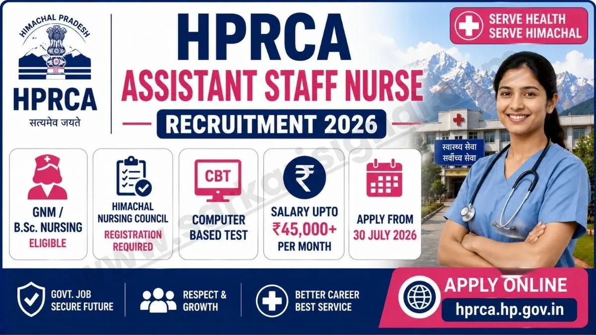 HPRCA Assistant Staff Nurse Recruitment 2026