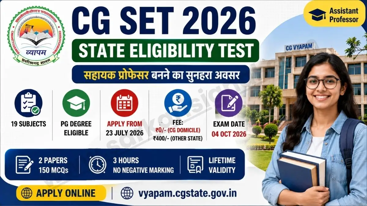 CG SET 2026 Notification