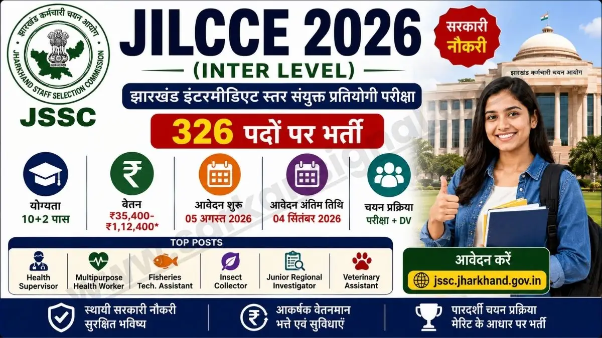 JSSC JILCCE (Inter Level) Recruitment 2026