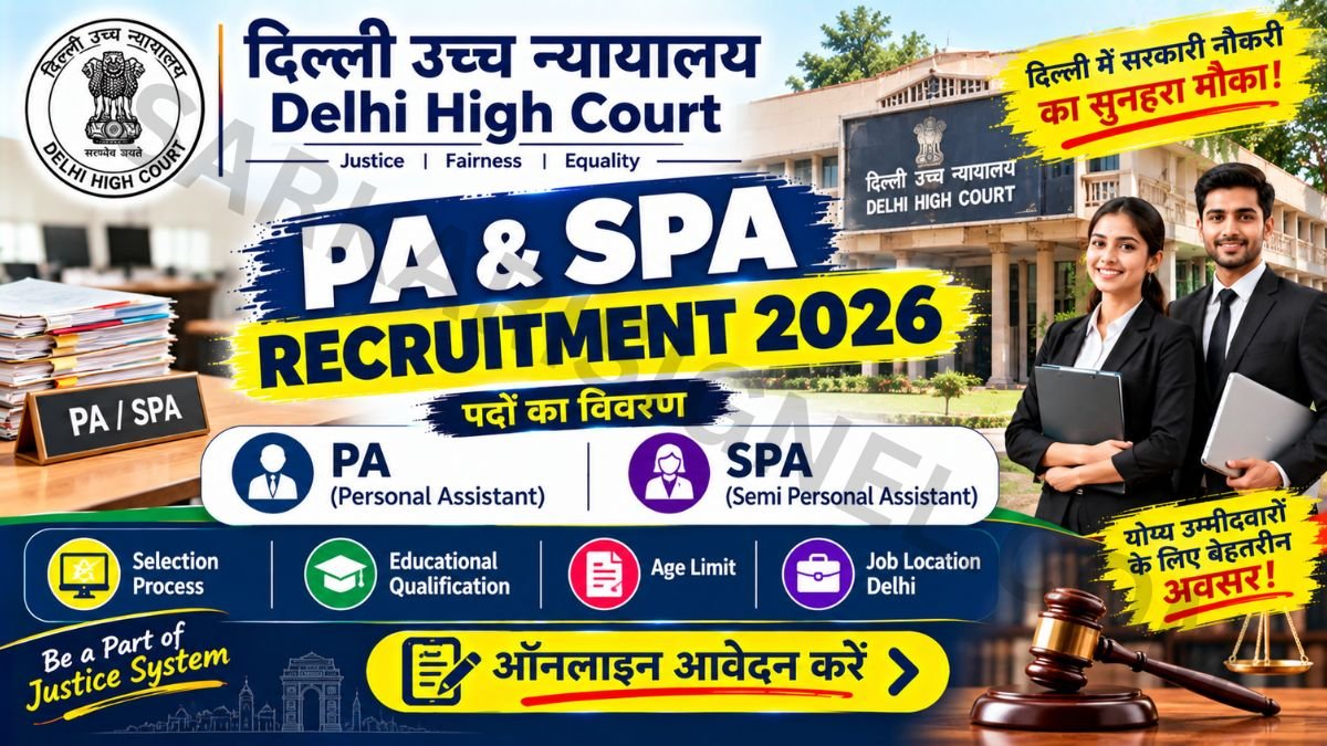 Delhi High Court PA & SPA Recruitment 2026 (1)