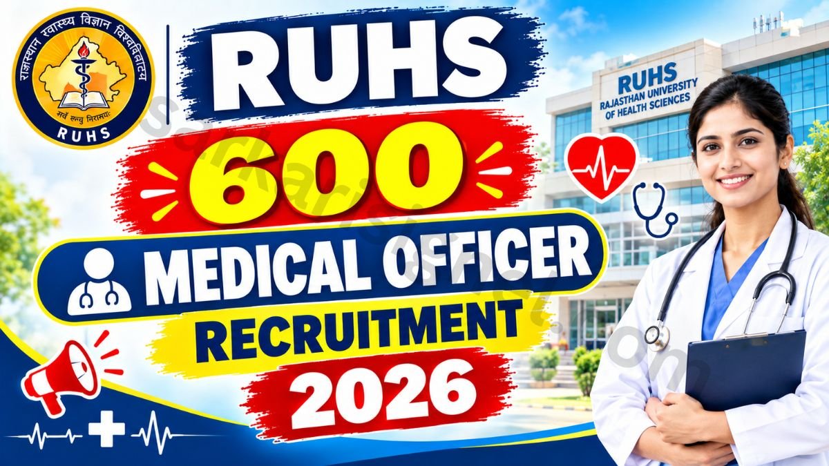 RUHS 600 Medical Officer Recruitment 2026