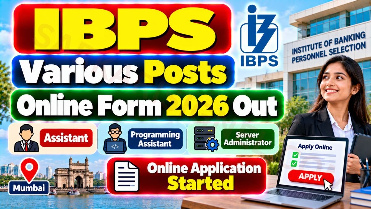 Mumbai IBPS Various Posts Online Form 2026 Out