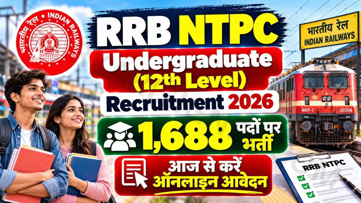RRB NTPC Undergraduate (12th Level) Recruitment 2026