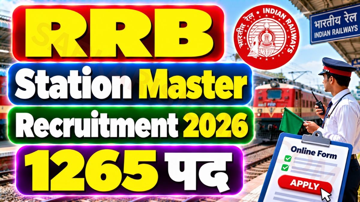 RRB Station Master Recruitment 2026 Out