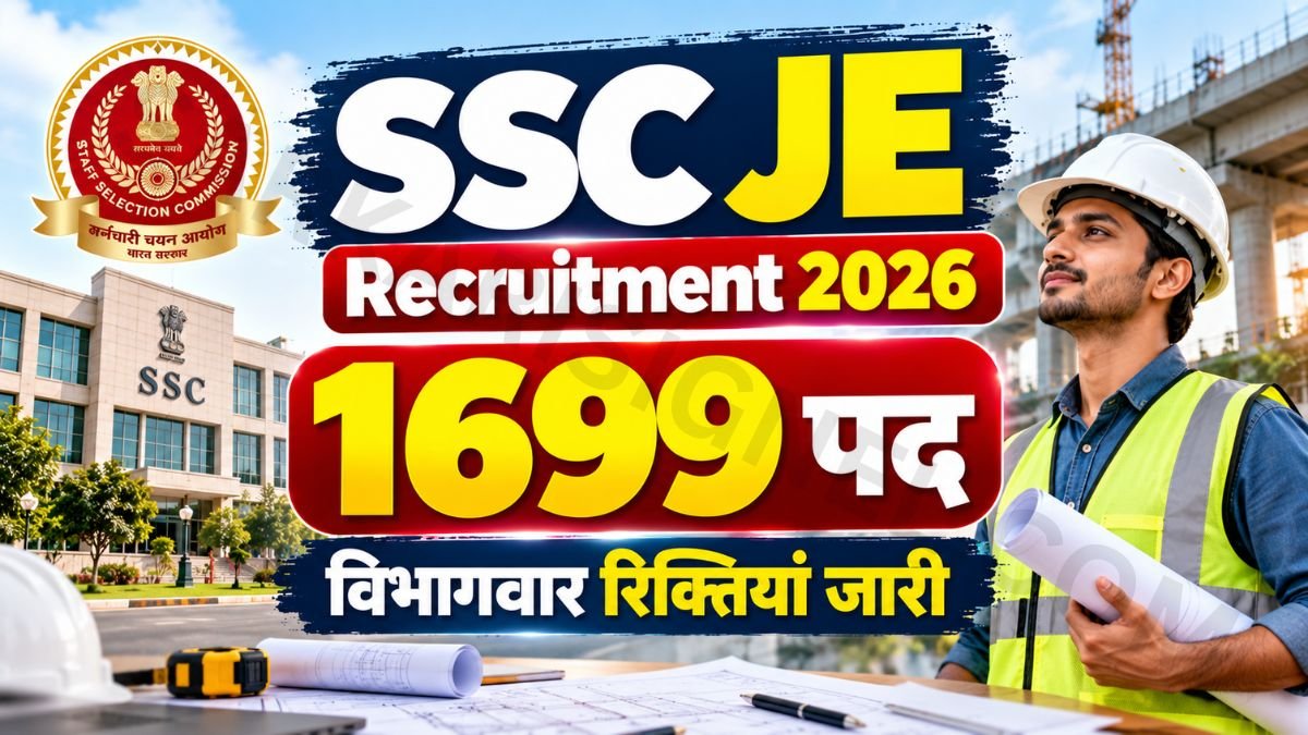 SSC JE Recruitment 2026